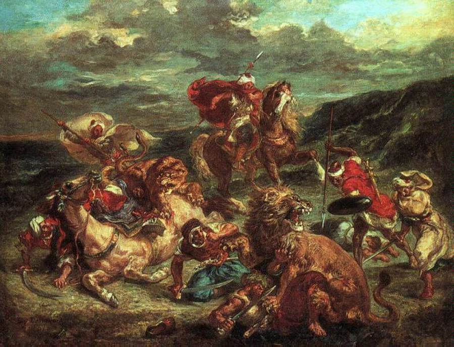 Caccia al leone - Art Institute, Chicago